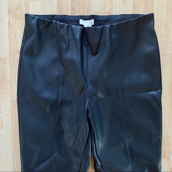 NWT H&M Faux Leather Pants size 14 - Picture 3 of 8